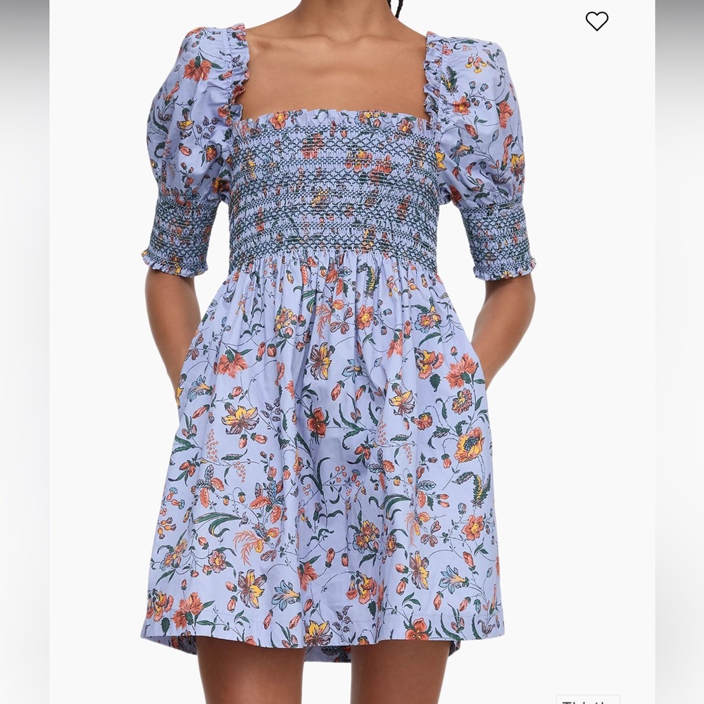 Hill House Lila nap dress in “thistle”